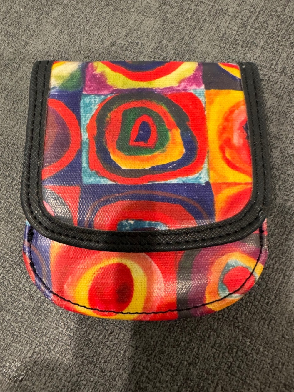 Original Taxi Wallet RARE Alicia Klein Kandinsky Colorful Classic